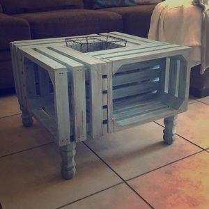 Custom Crate Coffee Table